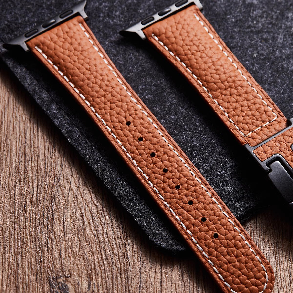 Bayline™ | Leren Magnetisch Gespbandje Voor Apple Watch