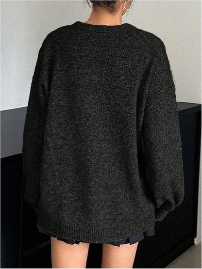 Bayline™ |  Strik-Knoop Oversized Gebreide Trui