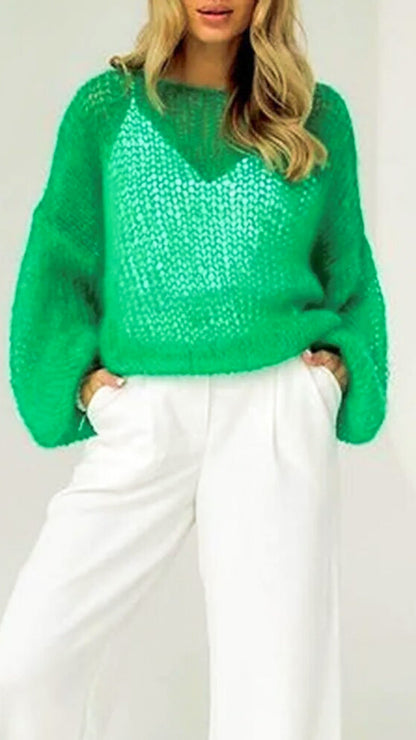 Bayline™ | Mesh Gebreide Pullover