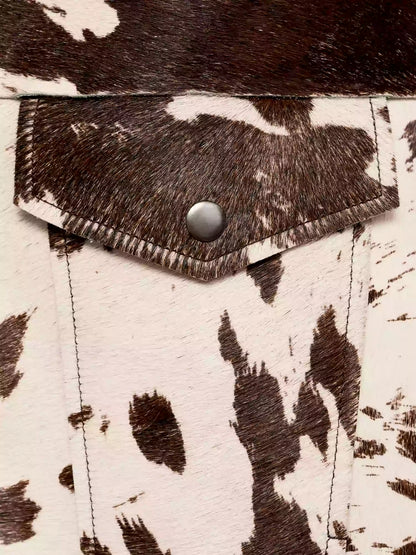 Bayline™ | Faux Bontjas Met Koeienprint