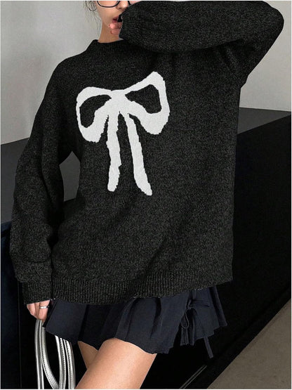 Bayline™ |  Strik-Knoop Oversized Gebreide Trui
