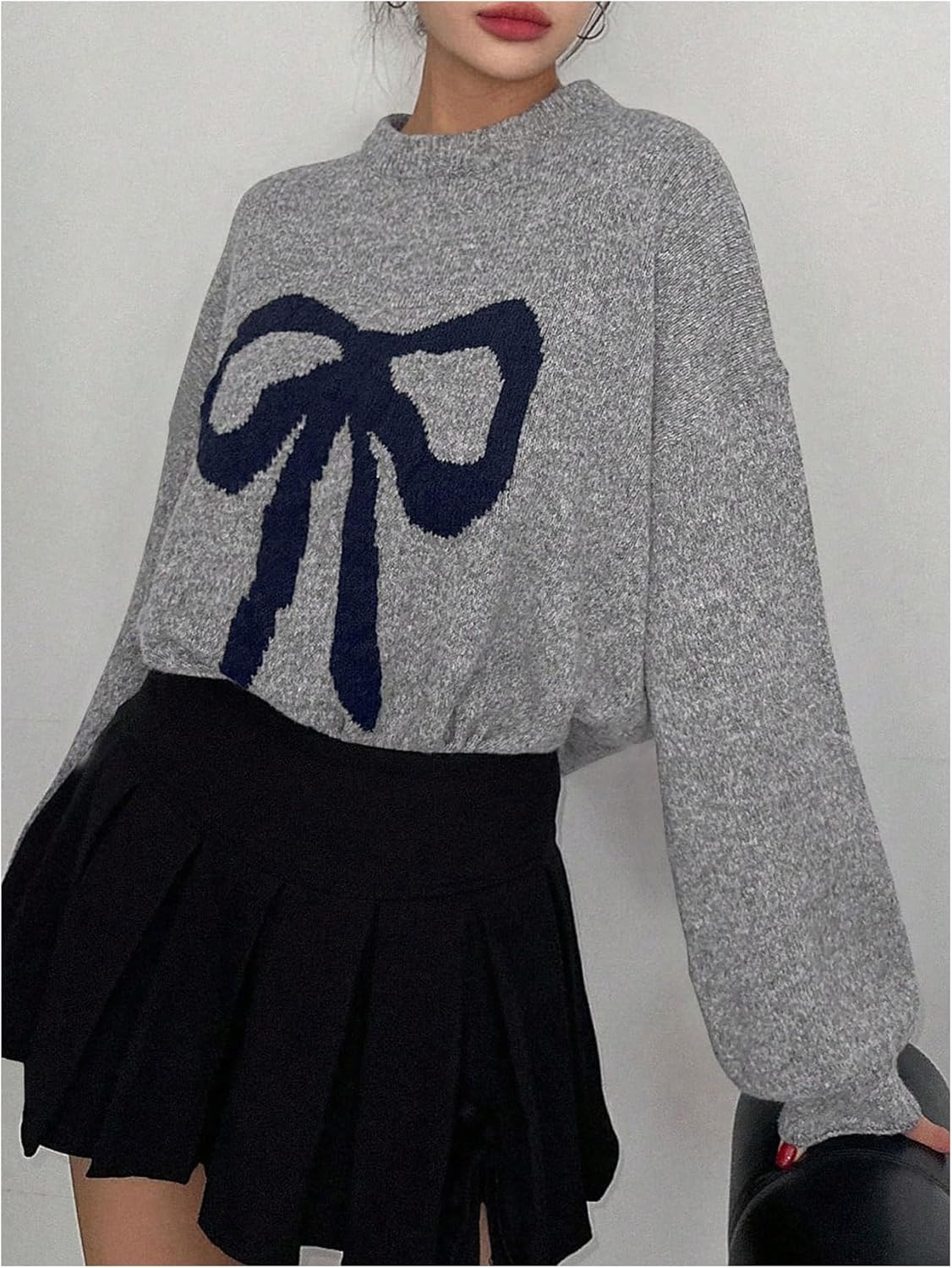 Bayline™ |  Strik-Knoop Oversized Gebreide Trui