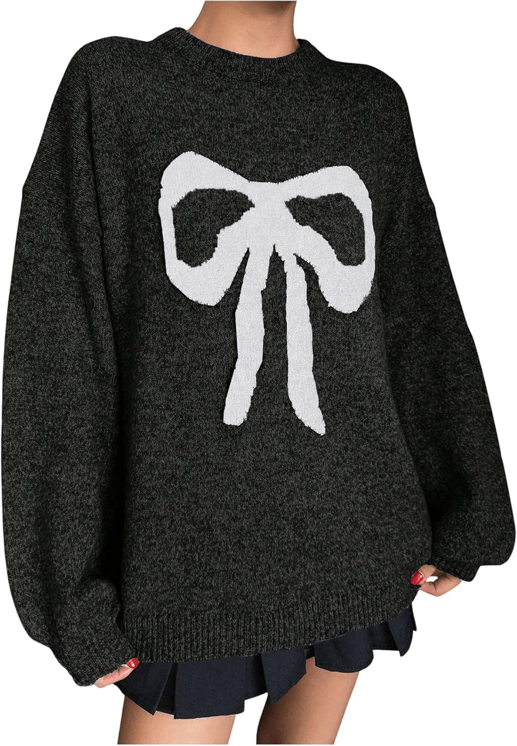 Bayline™ |  Strik-Knoop Oversized Gebreide Trui