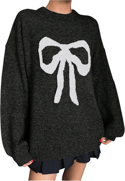 Bayline™ |  Strik-Knoop Oversized Gebreide Trui