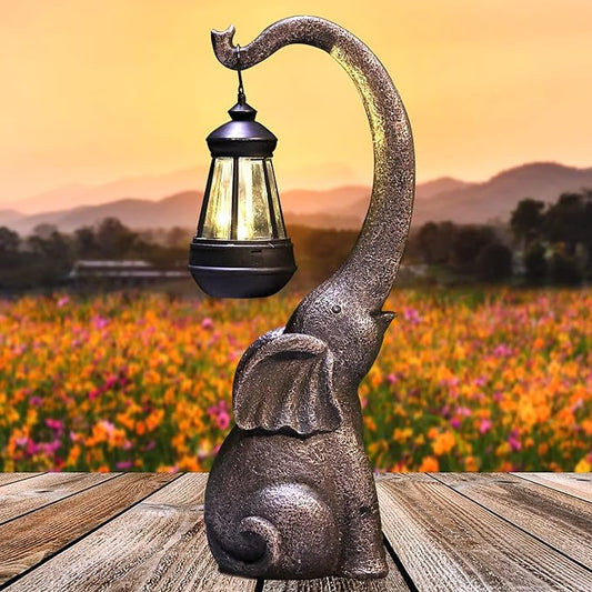Bayline™ |  Betoverde Olifant Solar Lamp