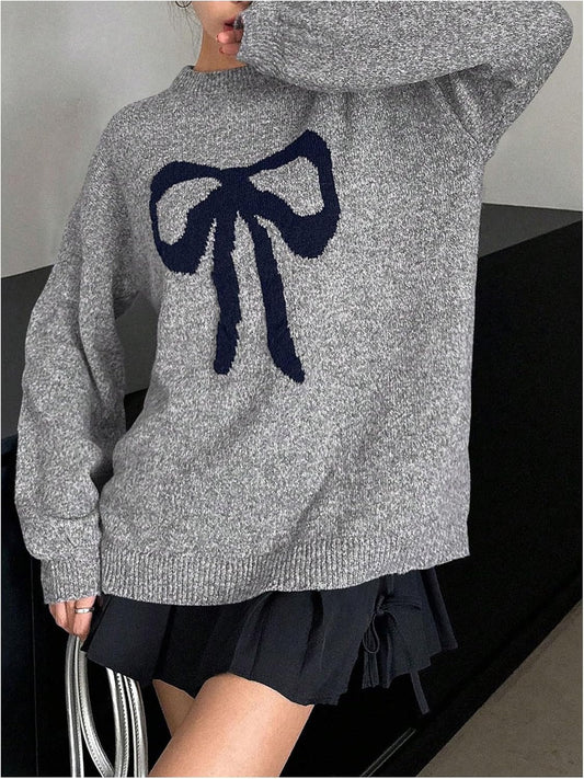 Bayline™ |  Strik-Knoop Oversized Gebreide Trui