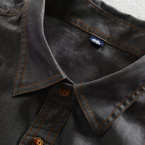 Bayline™ |  Katoenen Shirt Met Lange Mouwen