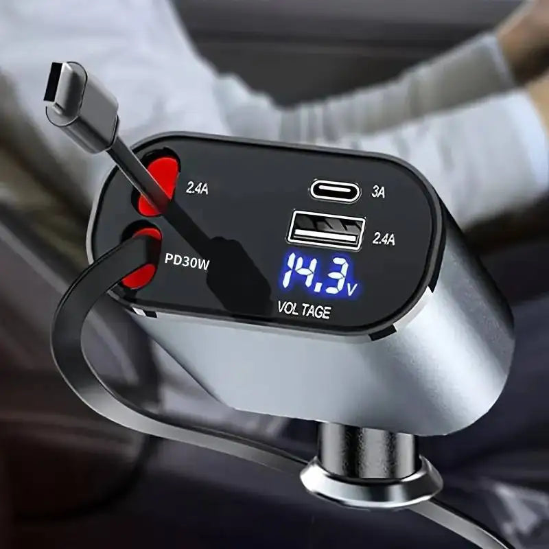 Bayline™ | 4-in-1 Intrekbare Autolader