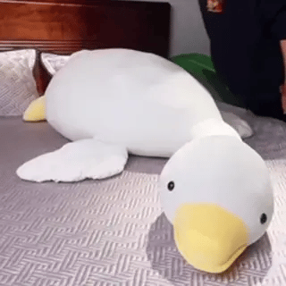 Bayline™ | Reuze Domme Gans Kussen+Pluche