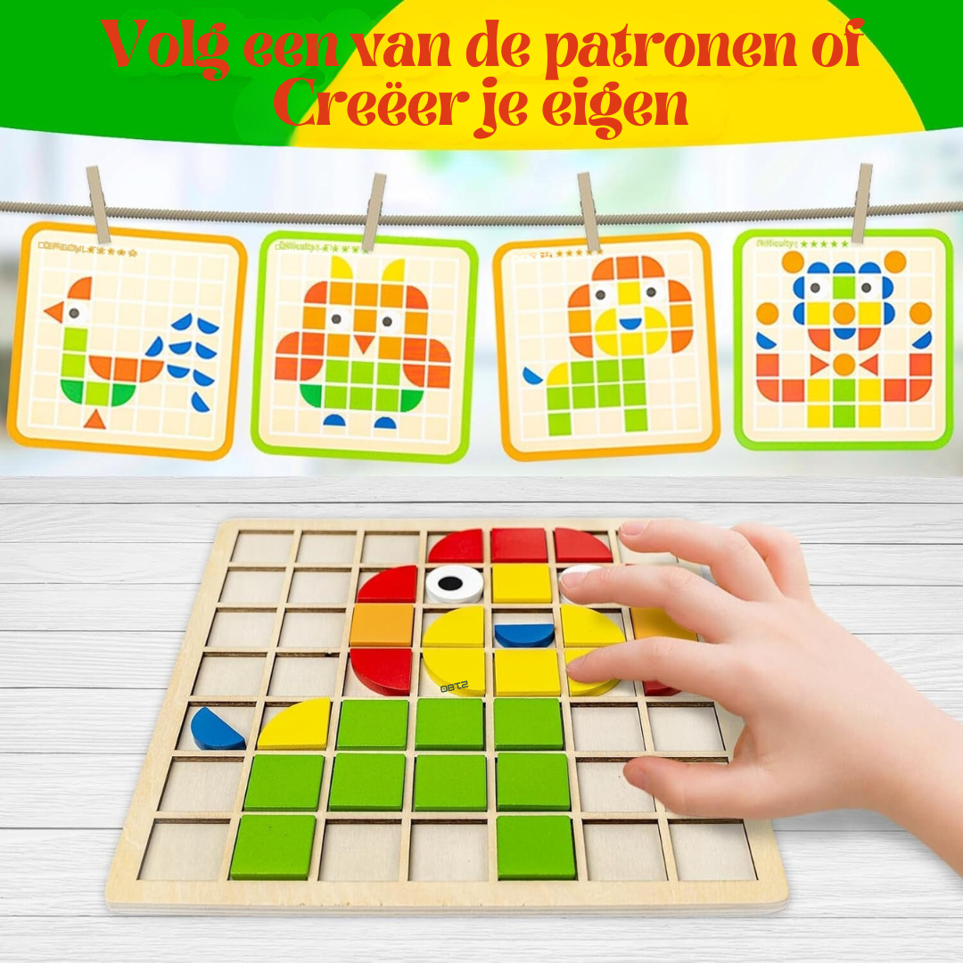 Bayline™ | Montessori Patroonherkenning Puzzel