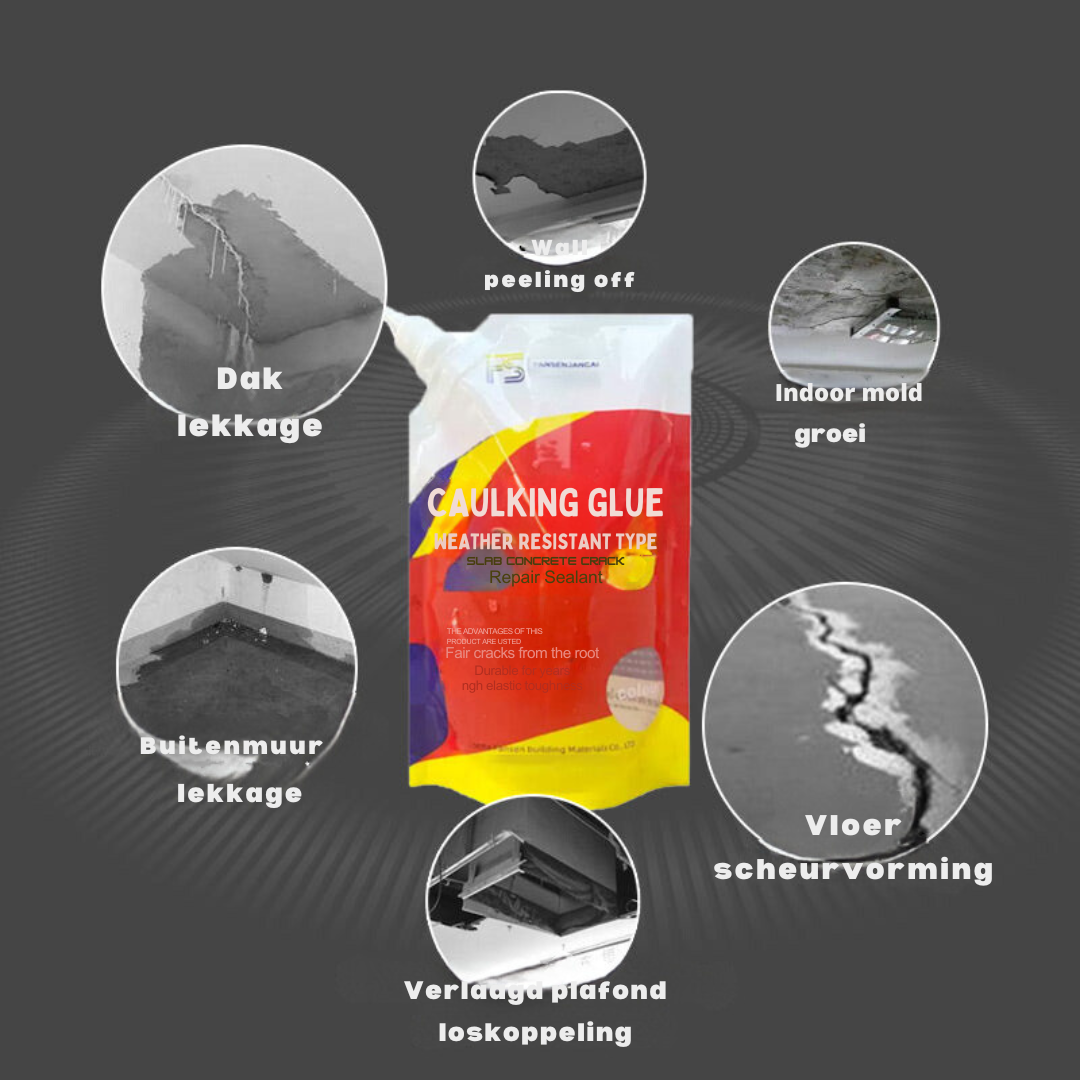 Bayline™ |  Betonplaat Scheur Waterdicht Reparatie Dichtingsproduct