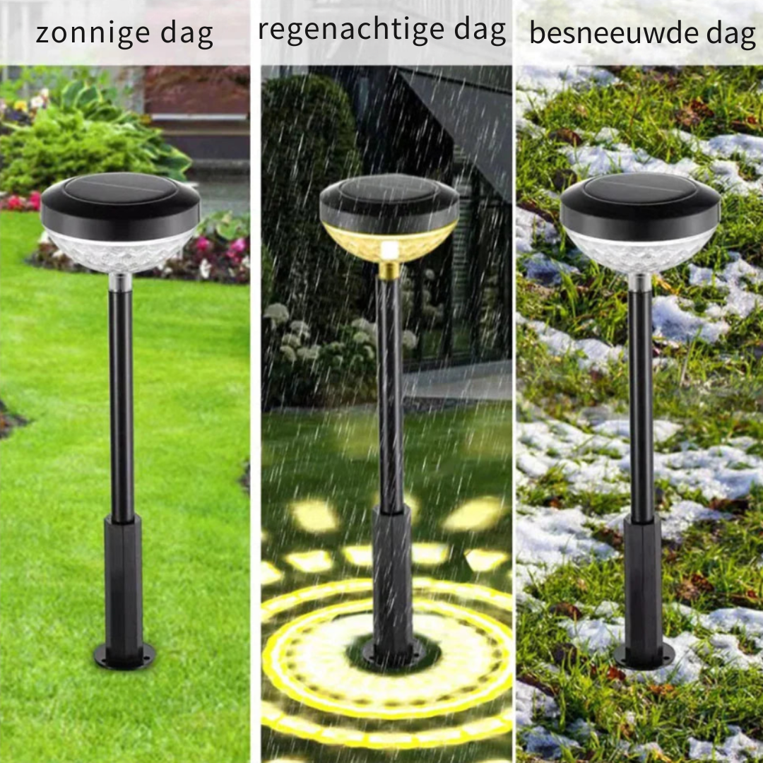 Bayline™ |  Mandala Patroon Solar Tuinlamp