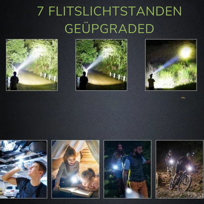 Bayline™ | Outdoor Laserzaklamp Met Cob Zijlicht