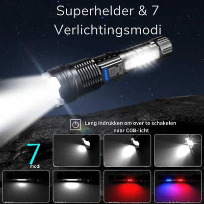 Bayline™ | Outdoor Laserzaklamp Met Cob Zijlicht