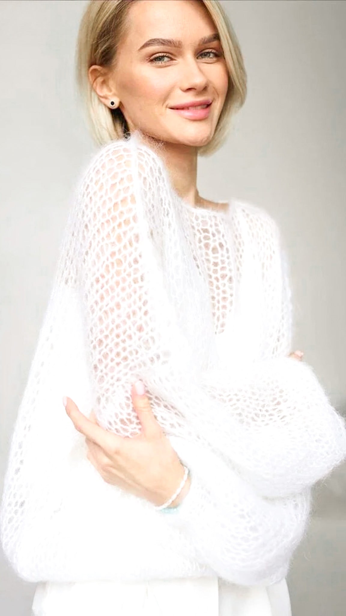 Bayline™ | Mesh Gebreide Pullover