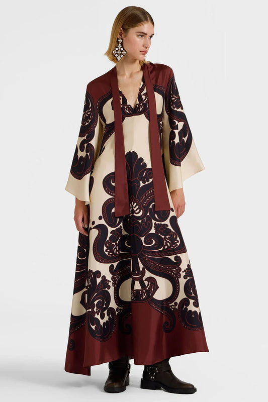 Bayline™ |  Lulu Satijnen Maxi Jurk