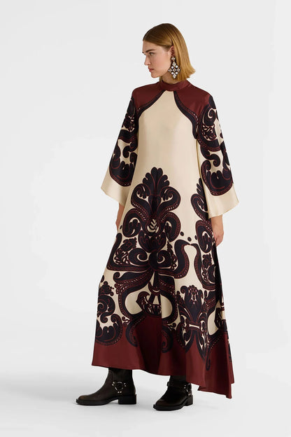 Bayline™ |  Lulu Satijnen Maxi Jurk