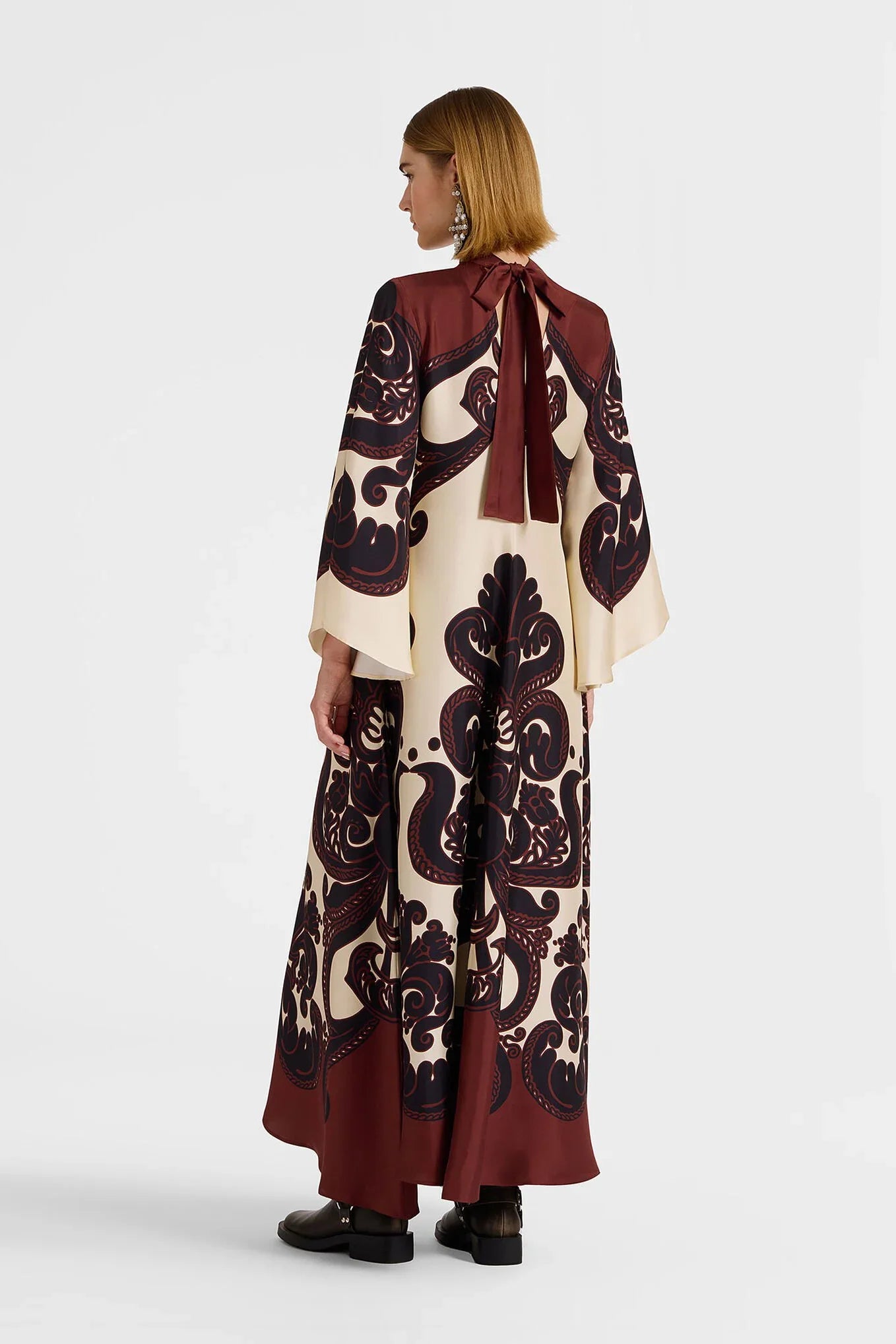 Bayline™ |  Lulu Satijnen Maxi Jurk