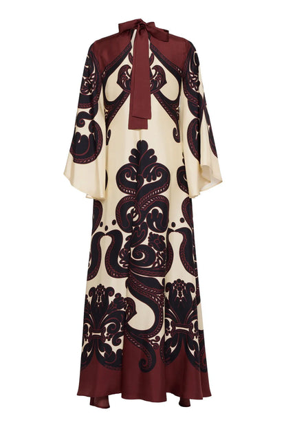 Bayline™ |  Lulu Satijnen Maxi Jurk