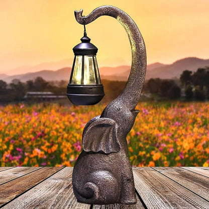 Bayline™ |  Betoverde Olifant Solar Lamp
