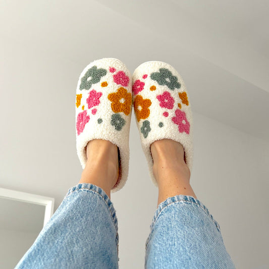 Bayline™ | Slippers Met Bloemenwolkjes