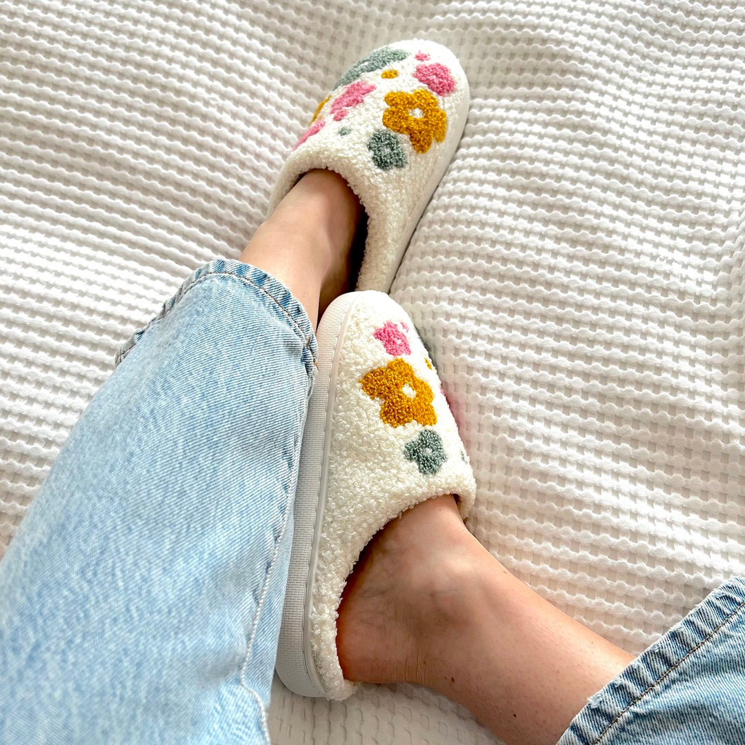 Bayline™ | Slippers Met Bloemenwolkjes