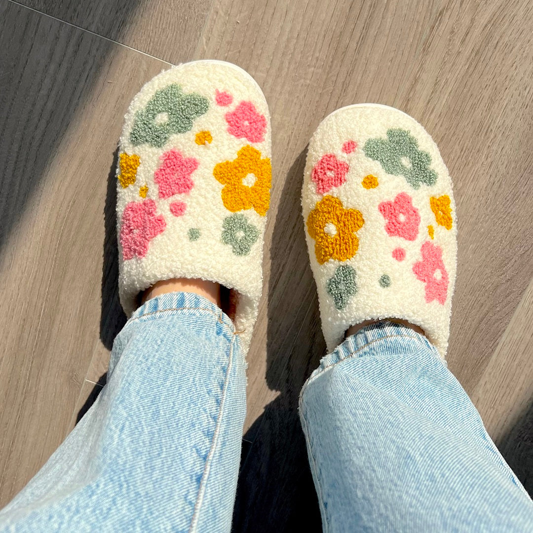 Bayline™ | Slippers Met Bloemenwolkjes