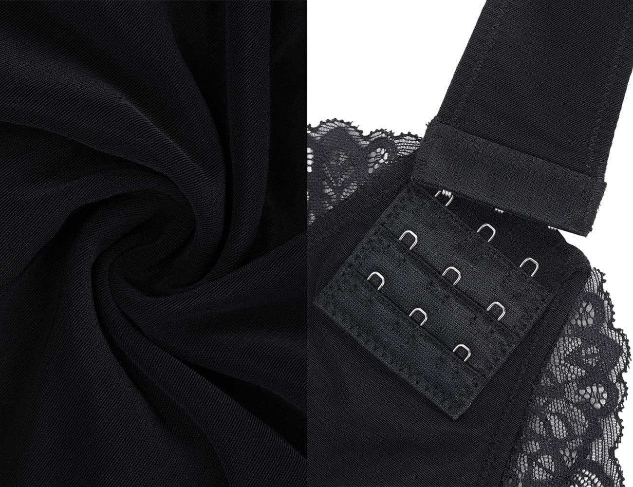 Bayline™ | Kanten Deep-V Hals Bodysuits
