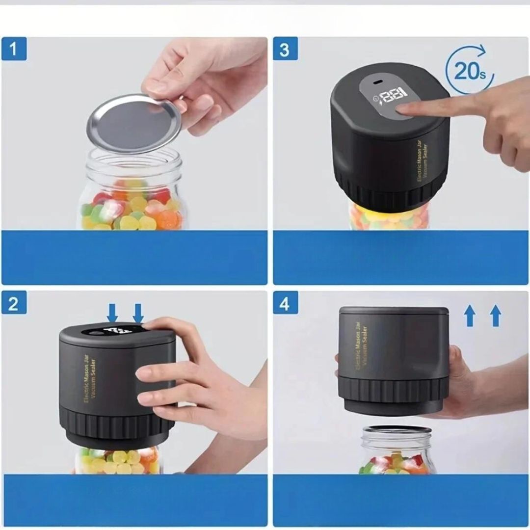 Bayline™ | Mason Jar Vacuüm Sealer Kit