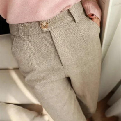 Bayline™ | Wollen Getailleerde Broek