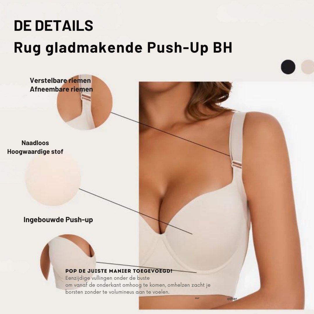 Bayline™ |  Rug Gladmakende Push-up BH