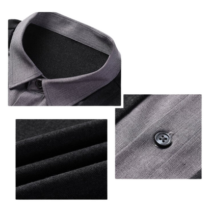 Bayline™ |  Gebreid Vest Met Overhemdkraag