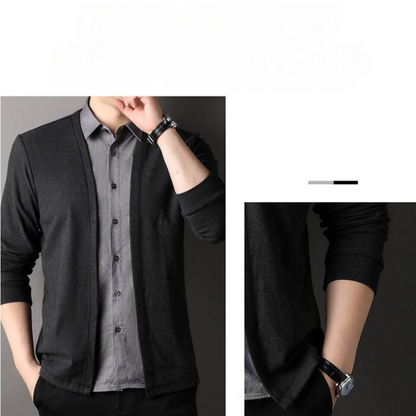 Bayline™ |  Gebreid Vest Met Overhemdkraag