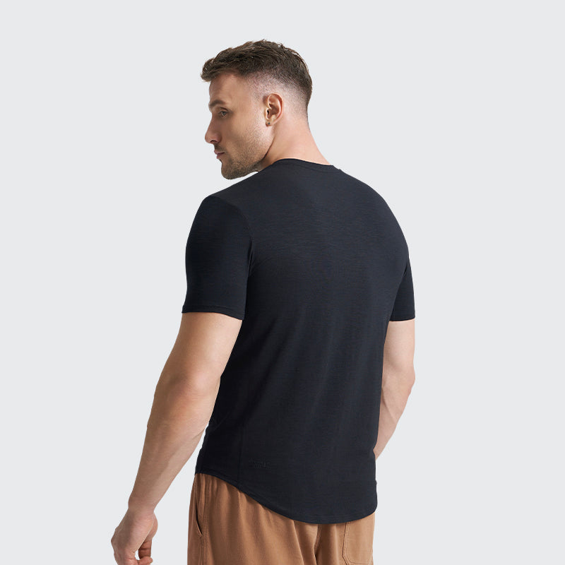 Bayline™ | Bamboe Henley T-Shirt