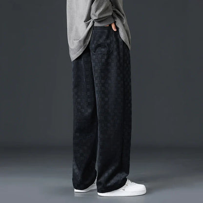 Bayline™ | Geruite Corduroy Sweatbroek