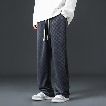 Bayline™ | Geruite Corduroy Sweatbroek