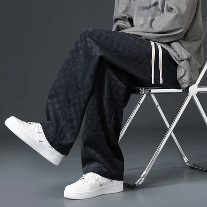 Bayline™ | Geruite Corduroy Sweatbroek