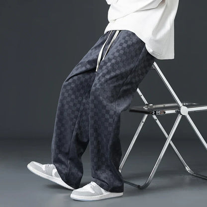 Bayline™ | Geruite Corduroy Sweatbroek