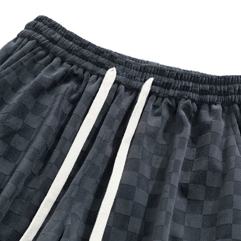Bayline™ | Geruite Corduroy Sweatbroek