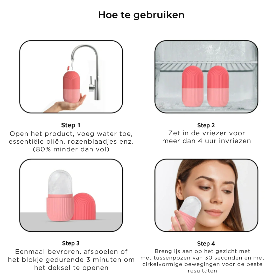 Bayline™ | Gezichtsroller Met Ijs Voor Een Stralende Huid