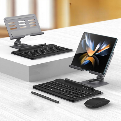 Bayline™ | Bureaustandaard en Bluetooth-Toetsenbord Voor Samsung Galaxy Z Fold Series
