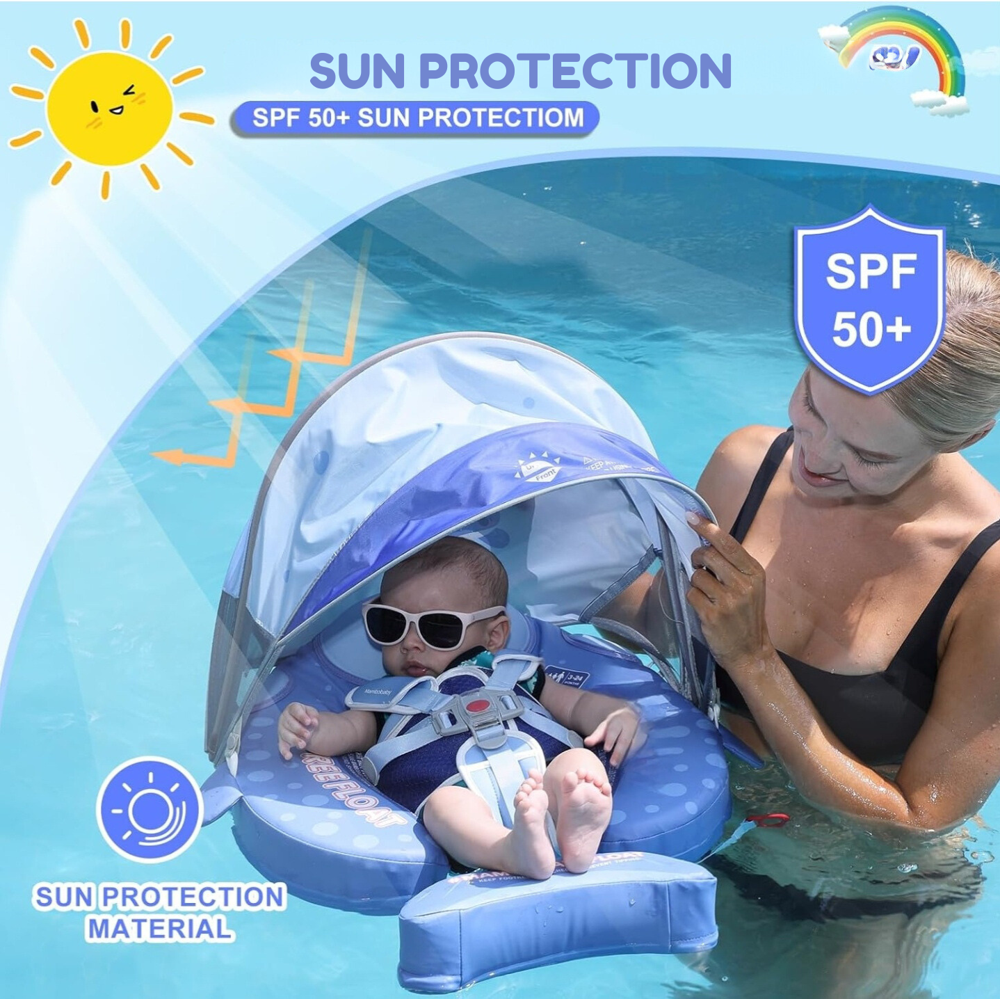 Bayline™ |  AquaBounce 3-in-1 Baby Drijver