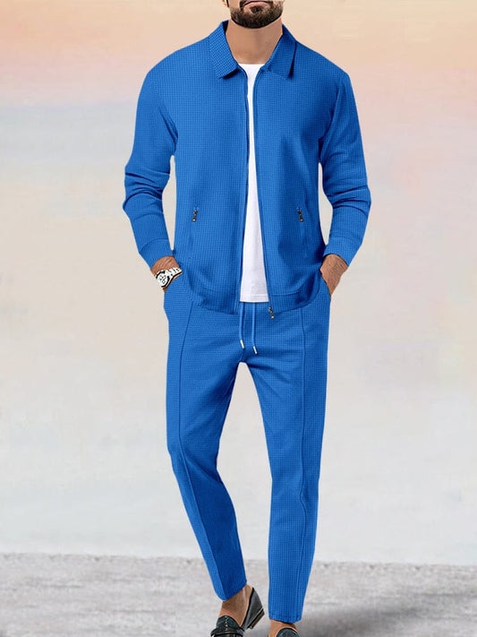 Bayline™ | Casual Zachte Wafel Jas Set