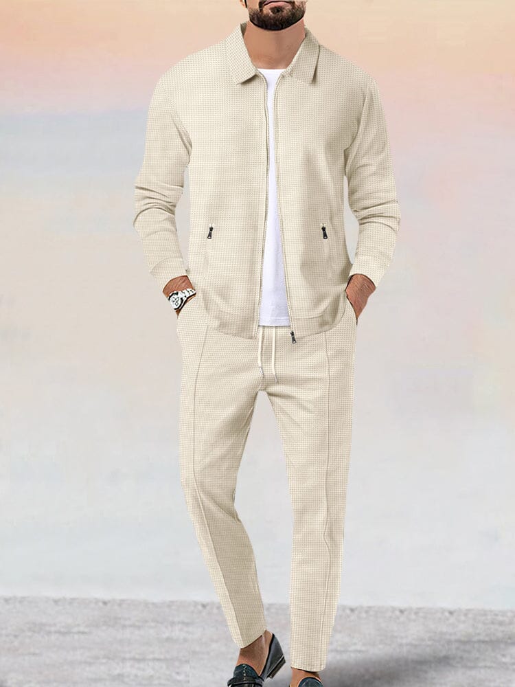 Bayline™ | Casual Zachte Wafel Jas Set