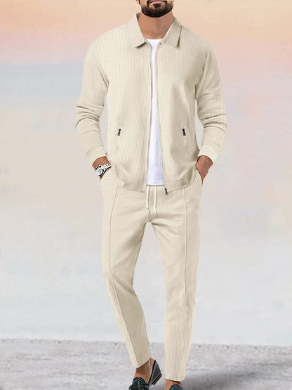 Bayline™ | Casual Zachte Wafel Jas Set