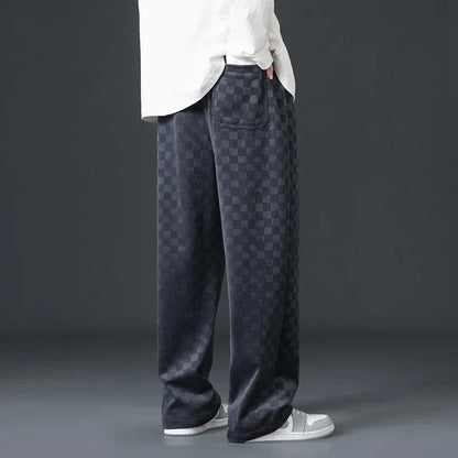 Bayline™ | Geruite Corduroy Sweatbroek