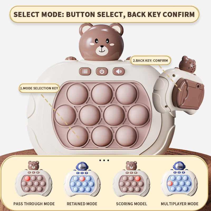 Quick push game machine voor kinderen