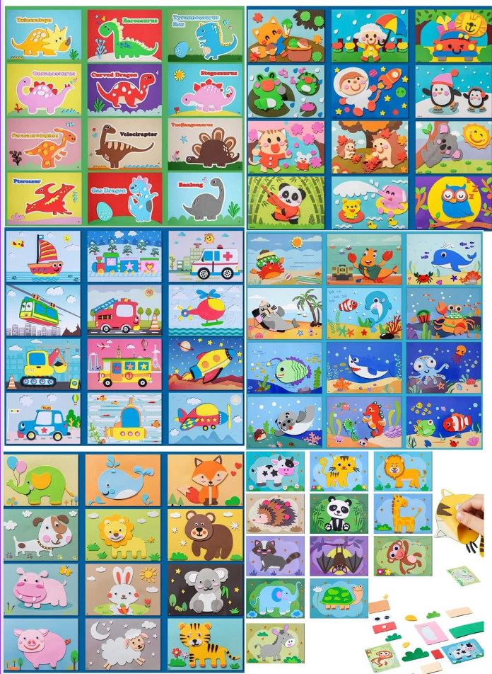 Bayline™ | 3D Sticker Puzzels (12 Vellen)