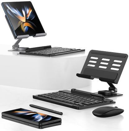 Bayline™ | Bureaustandaard en Bluetooth-Toetsenbord Voor Samsung Galaxy Z Fold Series