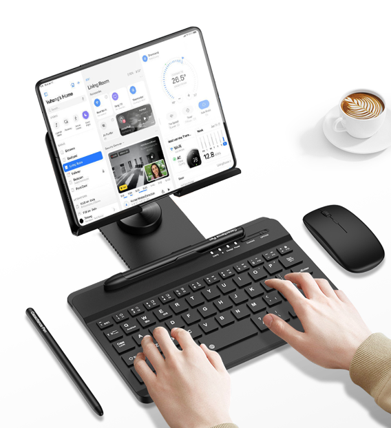 Bayline™ | Bureaustandaard en Bluetooth-Toetsenbord Voor Samsung Galaxy Z Fold Series